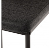 Jídelní set s 4 židlemi, 130x70x76cm, keramika, mramor, ASE-1004 BK2