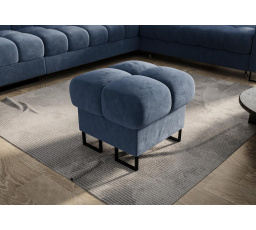 Taburet ASPEN 55x55 cm - modrá