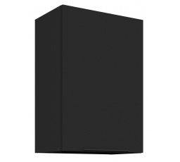 Horná skrinka SIENA - 50 G-72 1F, Čierna mat/Čierna mat