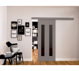 Posuvné dvere STANDART H70, sivé