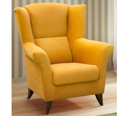 Kreslo KENT, Žltý Bluvel 68