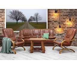 Kožená pohovka Frida 3R+1+1 S42/D3