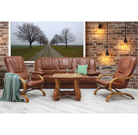 Kožená pohovka Frida 3R+1+1 S42/D3