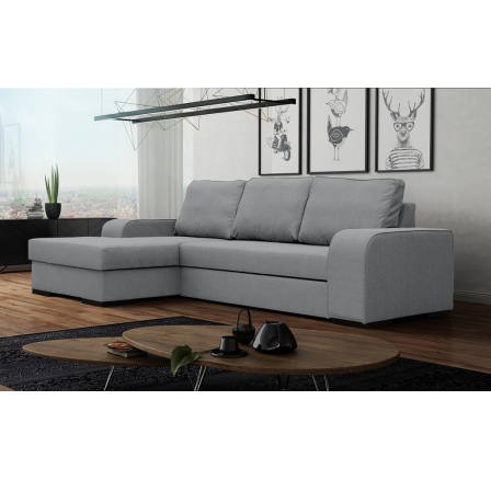 Rohová sedacia súprava Frogo L sv.sivá