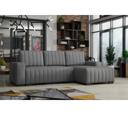 Rohová sedacia súprava Hakim P - falcone21/svetlo šedá