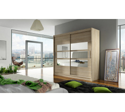 Šatní skriňa BERGER III, Dub sonoma