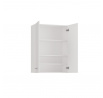 Závesná kúpeľňová skrinka PEMA 2DD MINI, Biela