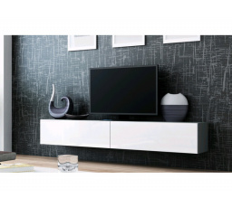 TV komoda VIGO 180 - sivo-biela