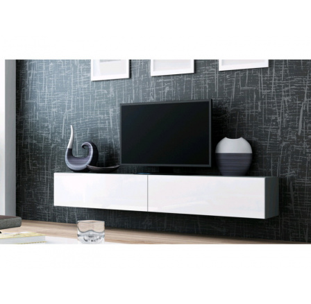 TV komoda VIGO 180 - sivo-biela