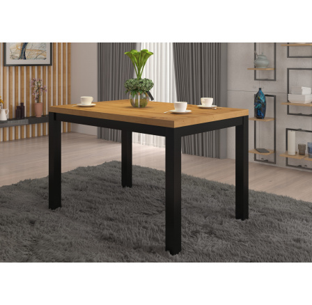 Konferenčný stolík OLAF 2 120x80 Artisan+Čierny Mat