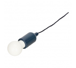 Lampa wisząca żarówka granatowa
