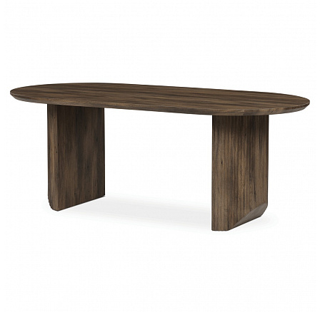 Stôl jedálenský, 200x100x77 cm, MDF doska, 3D dekor orech.