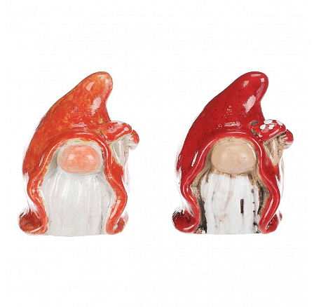 Skřítek keramický - mini figurka, mix 2 barev, cena za 1 ks Skřítek keramický - mini figurka, mix 2 barev, cena za 1 ks