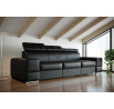 Sofa ROYAL III 295 cm - biela eko koža