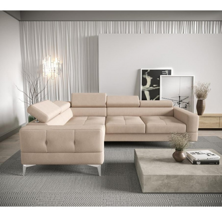 Rohová sedacia súprava TOSCANIA 250x180 - ľavá, béžová