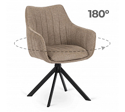 Otočná stolička MUMBAI Béžová