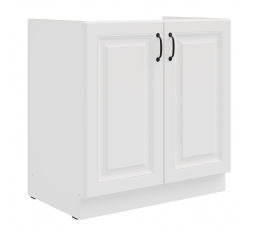 Dolná skrinka STILO - 80 ZL 2F BB, Biela/Biela