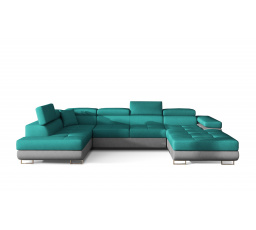 Rohová sedacia súprava v tvare U RODRIGO, ľavá, Dora 85/Dora 90