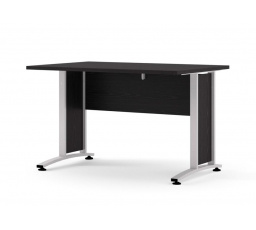 Kancelársky stôl 403/437 čierna/strieborná sivá