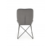 Jedálenská stolička K454, sivý zamat