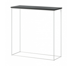 Konzola Milan Biela+Čierna