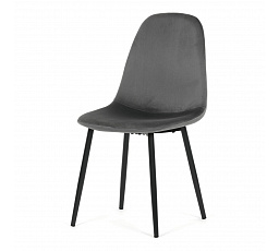 Jídelní židle, šedá, sametová látka, CT-V2971 GREY4