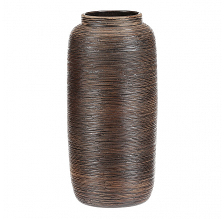 Váza keramická - zaoblená, 35 cm, hnědá Váza keramická - zaoblená, 35 cm, hnědá