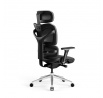 Ergonomické kancelárske herné kreslo Commander čierno-sivé
