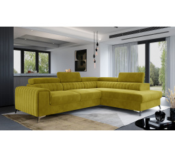 Rohová sedacia súprava LAURENCE, pravá, Monolith 48