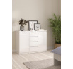 Komoda SIMPLICITY 236, Biely lesk