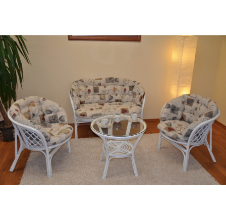 Vankúše pre súpravu Bahama s motívom veľkého srdca LOVE MAXI