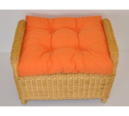 Vankúš na ratanovú stoličku Ear - látka oranžová