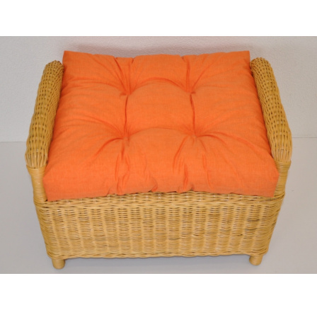 Vankúš na ratanovú stoličku Ear - látka oranžová