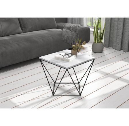 Konferenčný stolík DIANA 50x50 Čierny+Betón