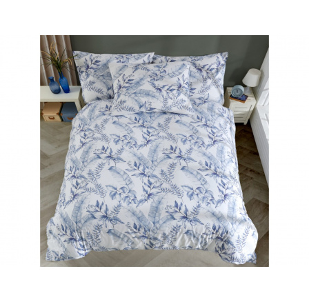 Obliečky francúzska bavlna 220x220,70x90 Lucy modrá