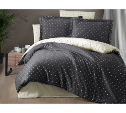 Saténová obliečka na vankúš Serena antracit 70x90