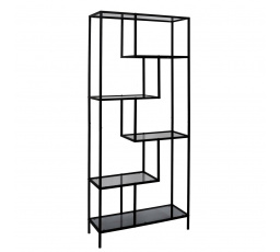 Regál Edison čierny L