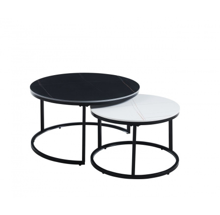 Lavička čierna + biela 80 + 60 L10-FX A