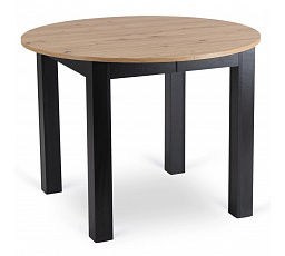 Stôl HARRY Rozkladací 102-142 cm Dub Artisan/Čierny
