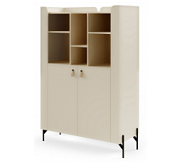 Regál SALERNO SA-4, Macadamia/Dub Mavelie