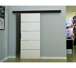 Posuvné dvere STANDART MIX B90, biela/čierna