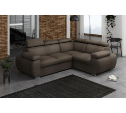 Rohová sedacia súprava Bodie P - hnedá