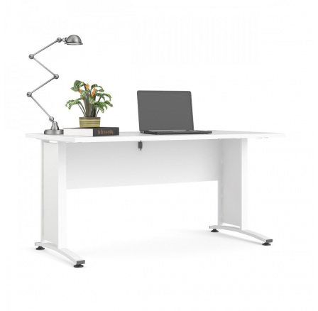 Písací stôl OFFICE 80400/71, biela