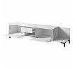 TV komoda MARMO 2D1S1K, biela / biely mramor