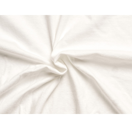Jersey prestieradlo EXCLUSIVE smotanové 80x200