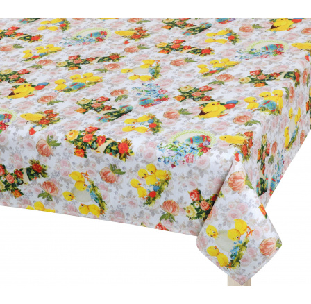 Veľkonočný obrus kuriatka