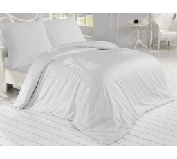 Saténová obliečka na vankúš svetlosivá 30x40