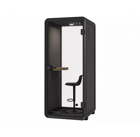 Kabína Small Booth Čierny-Sivý 3D