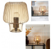 Stolná lampa Lasima jantárová