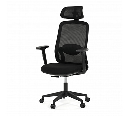 Kancelářská židle, synchronní mechanismus, černá síťovina, KA-S2176 BK